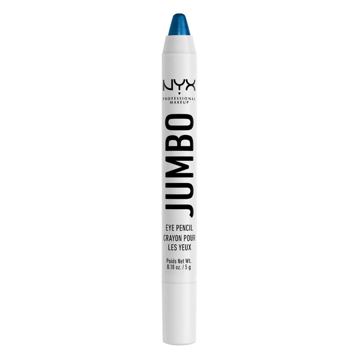 NYX PROFESSIONAL MAKEUP, Crayon Jumbo pour les yeux, Formule crémeuse, Crayon aiguisable - Blueberry Pop (Bleu)