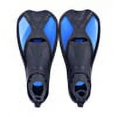 thumbnail image 1 of CSChome Lightweight Diving Fins Plastic Diving Fins Swimming Training Flippers Short Blade Flippers Leg Strength Building, 1 of 7