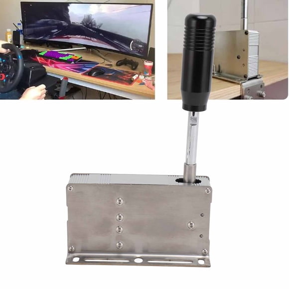 USB Sequential Shifter, PC Sim Racing Game Shifter for 11 10 7 XP for G25 G27 for PXN for T500 Racing Wheel