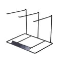 thumbnail image 3 of Milaget Countertop Jewelry Organizer Stand Standing Modern Iron Rack Holder Hanging 3 Rows Black, 3 of 4