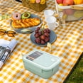 thumbnail image 4 of Jusqu'à 50 % de Rabais! TopLLC Boîte à Lunch pour Adultes, Boîte à Lunch Bento à 3 Compartiments de 1200 ml, Contenants à Lunch pour Adultes, Résistants au Froid et à la Chaleur, Étanches, Fournitures de Nettoyage pour Micro-Ondes, 4 of 6