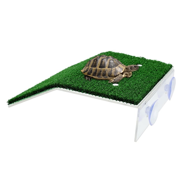 Turtle Basking Platform Tortoise Ramp Turtle Climbing Platform Suction Cup Habitat Basking Terrace Climbing Ladder