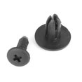 thumbnail image 3 of Car Auto Fasteners Push Pin Rivets, 100 Pcs Car Retainer Push Pin Rivet 6mm Hole Dia Trim Clip Panel Bumper Fastener Kit With Fastener Remover Bumper Repair Kit, 3 of 6