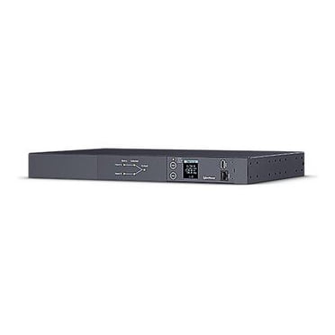CyberPower Metered ATS Series PDU24004 - Unité de distribution d'Énergie (Montable en Rack) - AC 200-240 V - 1-phase - Série - Entrée : 2 x IEC 60320 C14 - Connecteurs de Sortie : 12 (12 x IEC 60320 C13) - 1U - Cordon de 10 Pieds - Noir