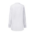 thumbnail image 4 of Fridja Fashion Women Solid Color Long Sleeve Comfortable Breathable V-Neck Shirt Tops, 4 of 5