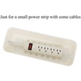 thumbnail image 5 of Cable Management Box Small White Cable Organizer Box Management, 5 of 5