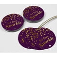 thumbnail image 4 of Inkdotpot Real Gold Foil Let Love Sparkle Wedding Tags Favor Hang Paper Tags 100 Pieces, 4 of 6