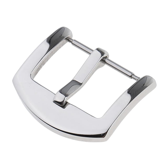 Boucle à Ardillon en Acier Inoxydable Poli pour Hommes 1mm - 18mm, 18mm
