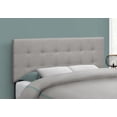 thumbnail image 1 of Monarch Specialties Bed, Headboard Only, Full Size, Bedroom, Upholstered, Linen Look, Grey, Transitional, 1 of 3