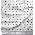 thumbnail image 1 of Soimoi Japan Crepe Satin Fabric Swallow Bird Small Printed Fabric 1 Yard 42 Inch Wide, 1 of 3