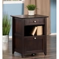 thumbnail image 3 of Winsome Burke File Cabinet Coffee Finish, 3 of 9