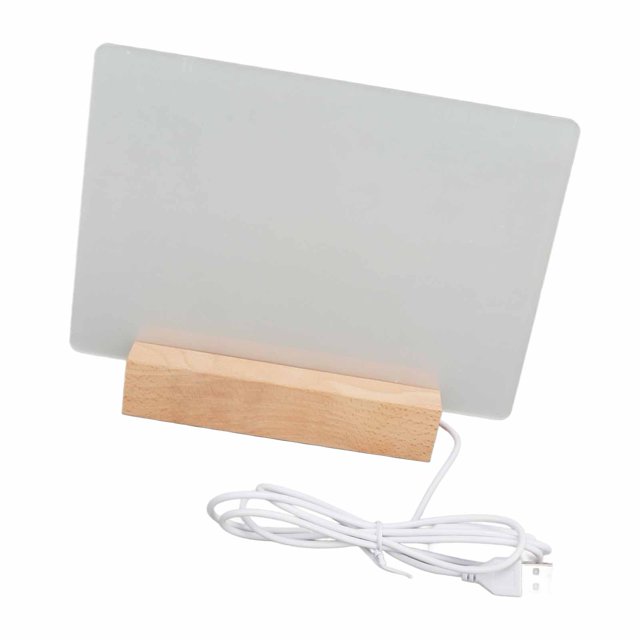 planification, 220x150 mm DC 5V Base d'éclairage en acrylique Base effaçable à sec réutilisable pour le bureau