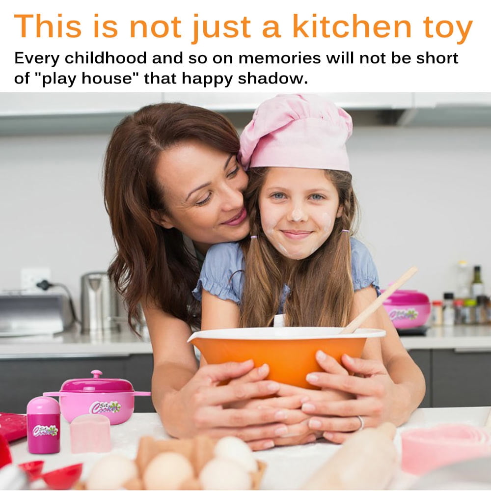 Kid Cooker Play Set Simulation Children Kid Cooker Play Kitchen Play Set Kids Kitchen Plaything Kids Kitchen Play Set Children Kitchen Bauble