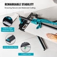 thumbnail image 4 of VEVOR Manual Tile Cutter, 32 inch, Porcelain Ceramic Tile Cutter with Tungsten Carbide Cutting Wheel, Infrared Positioning, Anti-Skid Feet, Durable Rails for professional installers or beginners, 4 of 9
