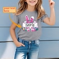 thumbnail image 2 of MIASHUI T-Shirts Graphiques de Pâques pour Garçons Manches Courtes Décontractées Douces Hauts Colorés pour Enfants Gris, 6-7 Ans, 2 of 4