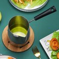 thumbnail image 1 of HORIALENCE Stainless Steel Fryer Pot for Kitchen Use Silver NonStick Deep Frying Pot for Gas Electric Stove 1Pc 2.8qt, 1 of 5