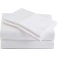 thumbnail image 1 of 600 Thread Count 4 Piece Sheet Set 15 Inch Deep Pocket 100% Egyptian Cotton Color White Solid Size Twin XL, 1 of 1