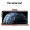 thumbnail image 3 of Iphone 11 Pro Cover Rfid, Iphone 11 Pro Protective Cover, Shockproof Mobile Phone Cover Stand Function Thickened Tpu Card Slot Magnetic Closure Flip-Up Cover for Iphone 11 Pro (5.8 Inches) Pink, 3 of 7