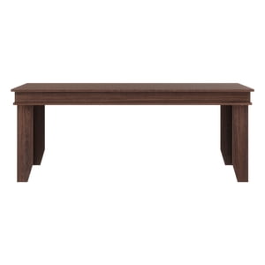 Dining Table for 6-8, 71 Inch Rectangular Farmhouse Kitchen Dining Table with Wooden Top, Spacious Rustic Dining Room Table for Kitchen, Living Room or Dining Area, Rustic Brown/Natural Finish