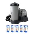 thumbnail image 1 of Intex Pompe de Filtration à Cartouche pour Piscine hors Sol & Cartouche de Filtre Type B (Lot de 5), 1 of 12