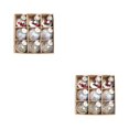 thumbnail image 3 of ZheElen Festive Decorations For Christmas Tree Spread Holiday Cheer Christmas Balls Decorations Christmas Decorations Home Decor D 2Set, 3 of 6