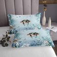 thumbnail image 3 of Erosebridal Cute Dog Coverlet Set Queen, Cartoon Pug Bedding Set, Pet Lovers Decoration, 3 of 5