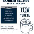 thumbnail image 3 of YETI Rambler Tasse à Paille 35 oz, Isolée sous Vide, Acier Inoxydable, Grand Bleu Ciel, 3 of 8