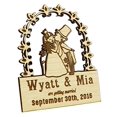 thumbnail image 3 of 40 Save The Date Wooden Magnet Custom Engraved Wooden Magnet Rustic Wedding Announcements Idea, 3 of 3