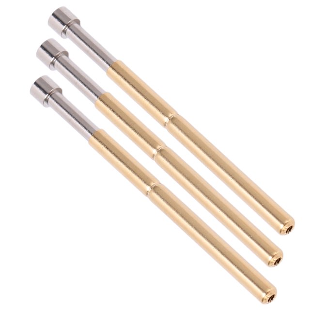 Spring Loaded Probe Pin, 1.7mm/0.1in Shaft Diameter Pogo Pin Stable Conductivity 33.35mm/1.3in Length for Game Consoles for Charging Generators