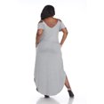 thumbnail image 3 of White Mark Women's Cold Shoulder Maxi Dress, 3 of 4