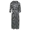 thumbnail image 5 of Fridja Robe Mi-Longue Décontractée à Col en V Imprimée à la Cheville Womens, 5 of 5