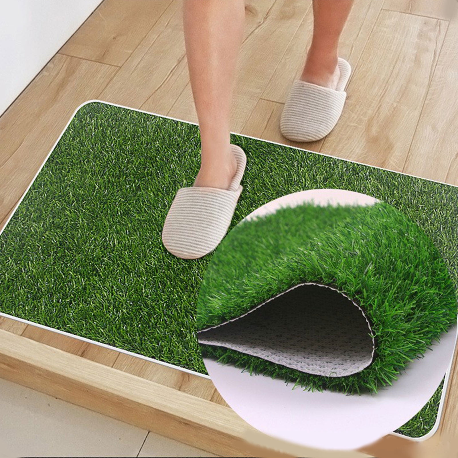 Bathroom Rugs Mat, Xinsrenus Super Absorbent Quick Dry Plastic Bath Mat, Non-Slip Rubber Backing Machine Washable Soft Door Carpet for Bathroom Floor Tub Shower Home Entryway