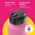 thumbnail image 4 of Bouteille d’eau en acier inoxydable Trailblazer bubba avec paille - 1,18 l (40 oz), isolation sous vide, couvercle avec paille, azalée, 4 of 8