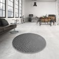 thumbnail image 4 of Ahgly Company Tapis d'Intérieur Lavable à la Machine, Carré, Transitionnel, Gris Canon, Tapis de Zone, 6 Pieds Carré, 4 of 7