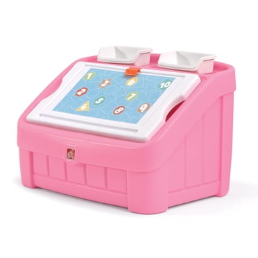 Step2 2-in-1 Pink Toy Box And Art Lid