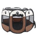 thumbnail image 3 of Chat pour Animaux Chien Cage Pliable Portable Exercice & Jeu Tente Maille Couverture Intérieur/extérieur Utilisation Café, 3 of 14