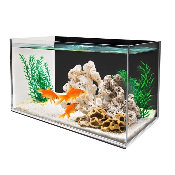 FixtureDisplays® 16 X 7.9 X 9.8" Premium Clear Acrylic Fish Tank 5 Gallon Aquarium Terrarium 21997