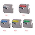 thumbnail image 3 of maskred Replacement For M-K Type Maker PET ABS Ribbon Laminated Label Printer Tape Maker PET ABS Ribbon 9mm 8m M-K521 black on blue, 3 of 6