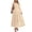 Style1-Beige dresses for women, variant on Mceream Women's Boho Tiered Maxi Dress – Long Sleeve V-Neck Pleated Dress with Elastic Waist, Perfect for Summer, Beach, Vacation & Casual Outings In Olive, Beige, Blue & Navy Light Blue L