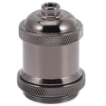 thumbnail image 1 of Shisuyan Lamp Base E27 Thread Lamp Holder Black Aluminum 1Set for Homeowners, 1 of 9