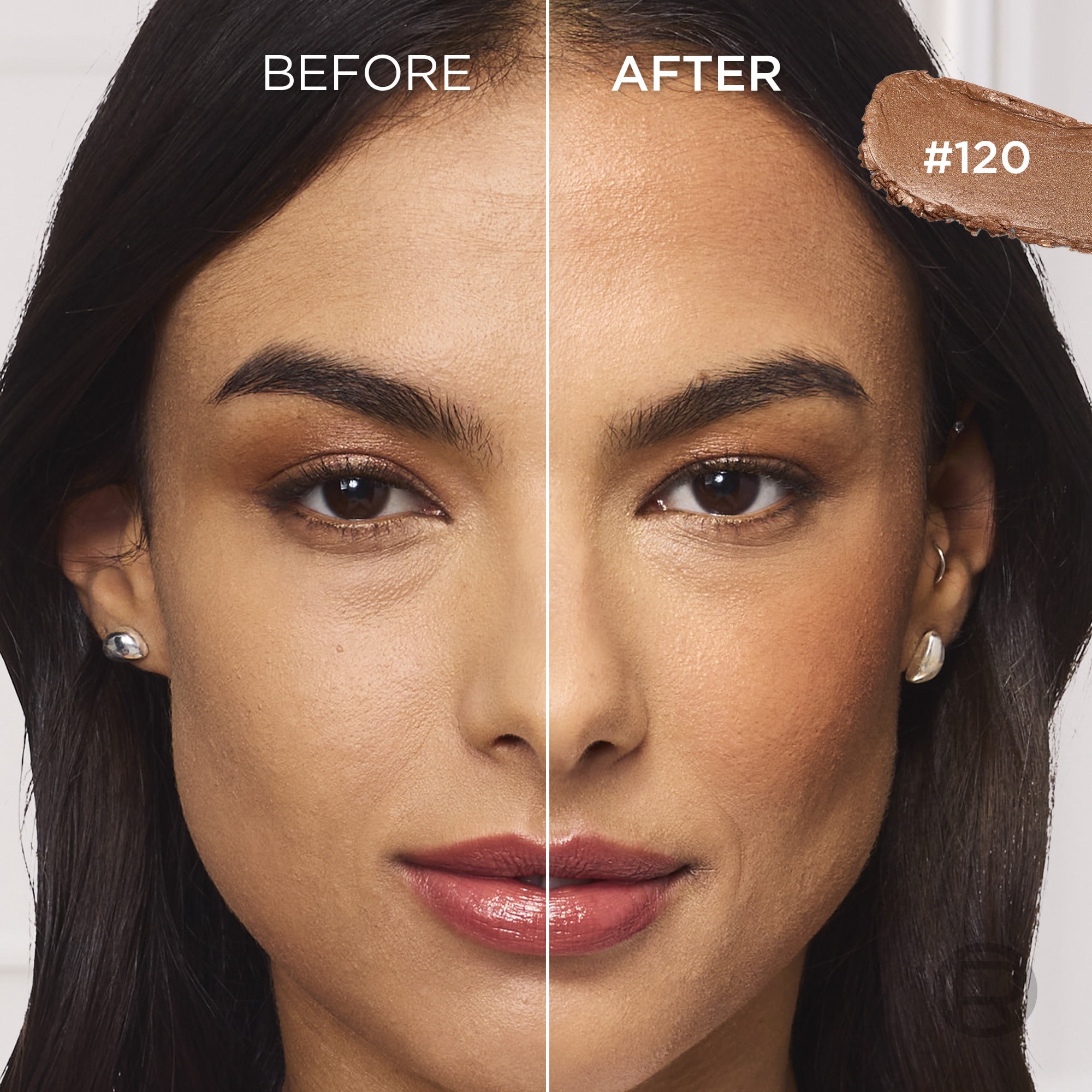 L'Oréal Paris LUMI Bronzant Le Stick Soleil, Bâton bronzant crème à poudre