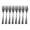 Black, variant on Dengmore Stainless Steel Colourful Forks 8PC for Fruit Desserts Ice Cream Cake Forks
