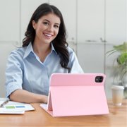 Tablet Case for Pro 11 M4 2024 Case, Case Keyboard Cover with 7 Colors Backlit Magnetic Detachable Keyboard, Tablet Protective Case