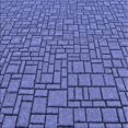 thumbnail image 1 of Ahgly Company Machine Washable Indoor Square Transitional Sky Blue Area Rugs, 6' Square, 1 of 7