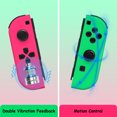 thumbnail image 3 of Switch Controller for Nintendo Switch, Switch Remote Control supports Dual Vibration/Motion Control/Screenshot/Wake-up (Pink and Green), 3 of 16