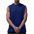 thumbnail image 1 of Besolor Men's Athletic Tank Tops Crewneck Sleeveless Workout Shirts Casual Muscle Gym Solid Color Base Tees, 1 of 3