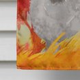 thumbnail image 4 of Carolines Treasures CK1940CHF Drapeau Caniche Argenté d'Automne en Toile Format Maison, 4 of 4