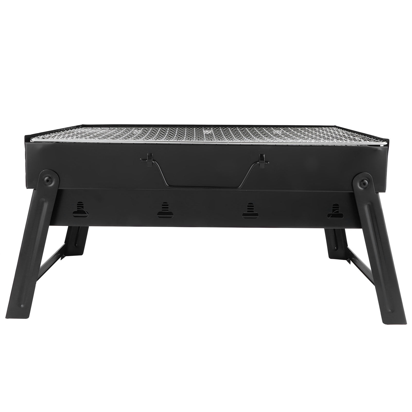 Heaveant BBQ Grill, Stainless Steel Barbecue Grill Thicken Cooking BBQ Stove Charcoal Barbecue Grill for Outdoor Camping Hiking Picnics