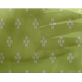 thumbnail image 4 of oneOone Georgette Viscose Fabric Plus Sign Kasuri Printed Fabric 1 Yard 42 Inch Wide, 4 of 4