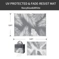 thumbnail image 2 of DEORAB 10'x14' Outdoor Rugs Patio Waterproof Outside Mat Reversible Plastic Camping Carpet,Gray & White, 2 of 5